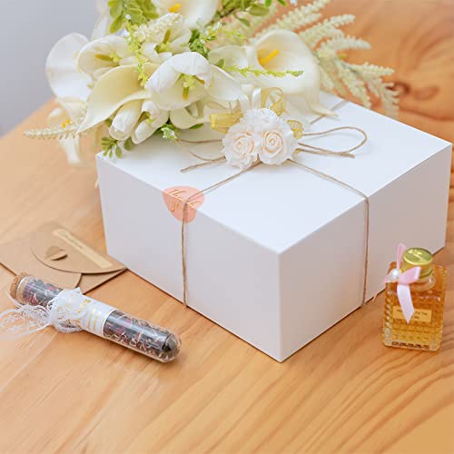 Yuefanbox 8*8*4 White Paper Gift Boxes thumb #4