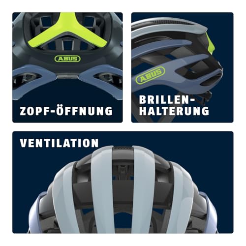 ABUS Rennradhelm AirBreaker - High-End Fahrradhelm für den professionellen Radsport - für Jugendliche und Erwachsene - Helm für Damen und… – Ansicht 4