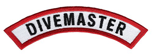 Divemaster Diver Chevron Patch Embroidered Iron On Scuba Diving Emblem Souvenir