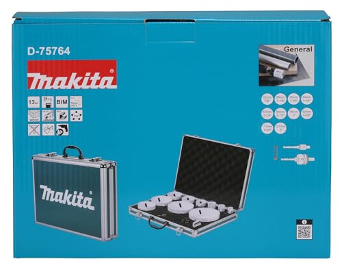 Jeu de scies cloches MAKITA D 75764 13 pièces Diamètres de 22 à 127 mm HSS BIM - vue 8