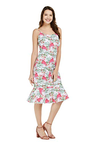Image of Matchable Family Hawaiian Luau Men Women Girl Boy Clothes in Flamingo in Love