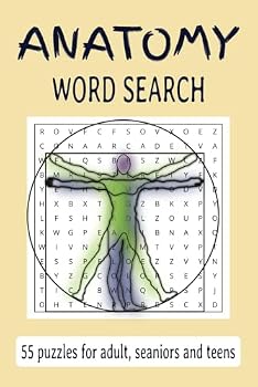 Paperback Anatomy Word Search: A Learning Puzzle Book of the Human Body Book