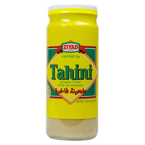 Ziyad Brand Tahini Sesame Paste, No Additives, No Preservatives, Perfect for Pita Bread, Meat, Vegetables and More! 16oz Cover