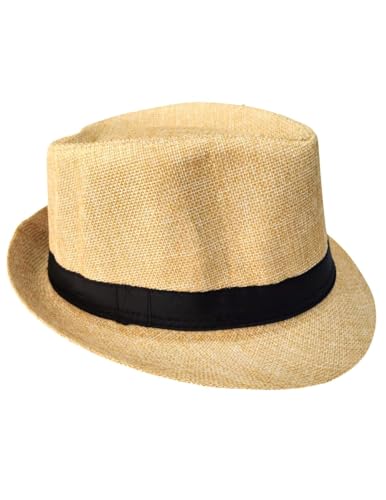 Image of BookMyCostume Golden Western Cowboy & Ballroom Style Hat| Fancy Dress Accessory for Dance, Stage Shows & Theme Parties For Kids