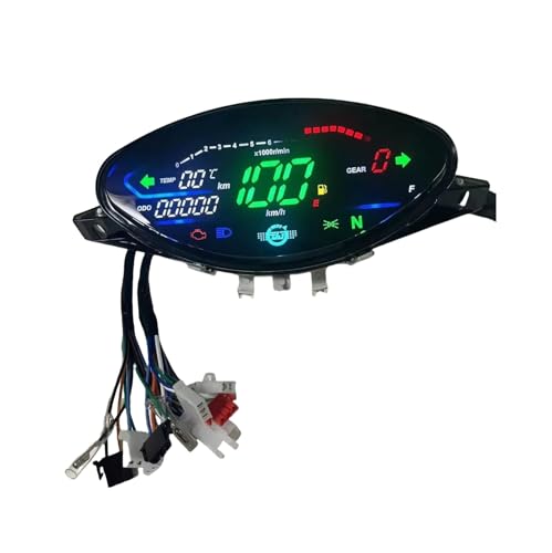 デジタルダッシュボード電子バイクRPMスピードメーター 為に ホン&ダ ビズ 100 C100 1998-2005 ジレラ スマッシュ フルカブ 110用 デジタルゲージ