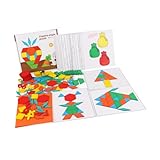 Puzzle : développe les compétences de résolution de problèmes, la capacité de réflexion créative et le travail d'équipe, tangram amusant