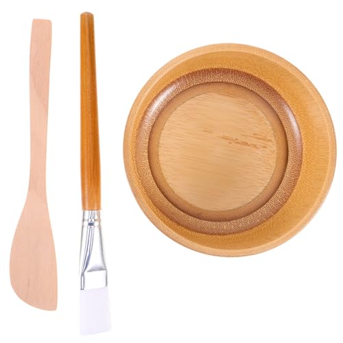 Didiseaon Mask Bowl Stand and Brush Set Facial Bowl Kits Portable Easy to Use Long Serving Time