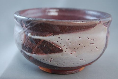 Amazon | 『志野焼 抹茶茶碗』陶芸家 荒川明作(ach-30) 木箱付き