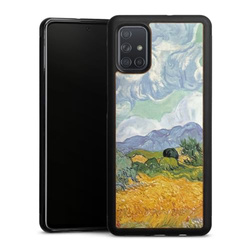 Coque en bois Samsung Galaxy A71 - Protection véritable Van Gogh Champ de blé