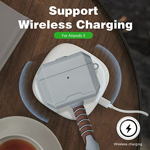 Besoar For Airpod 3 3Rd Generation Case Cartoon Cute Fashion Character Kawaii Cool Design 3D Cover For Airpods 3 Unique Stylish Funny Fun For Air Pods 3 (2021) Girls Boys Teen Kids Cases-Thunder #TOP3