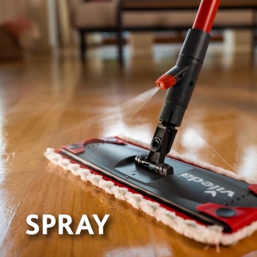 Vileda 1-2 Spray Mop Refills - Pack of 2 Microfibre Mop Pads
