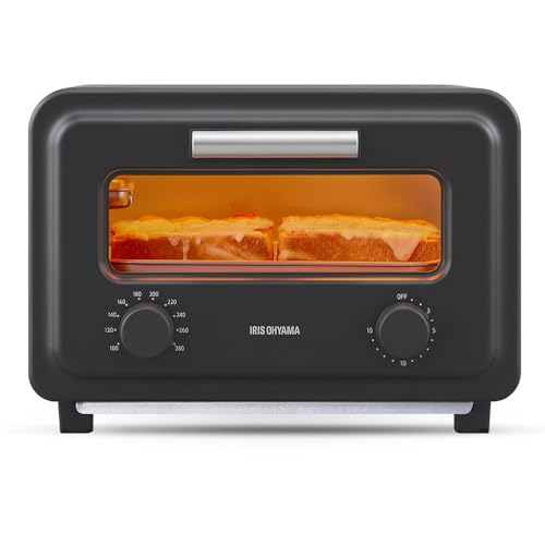 IRIS OHYAMA Steam toaster oven Equipped with far infrared flat carbon heaters Japan