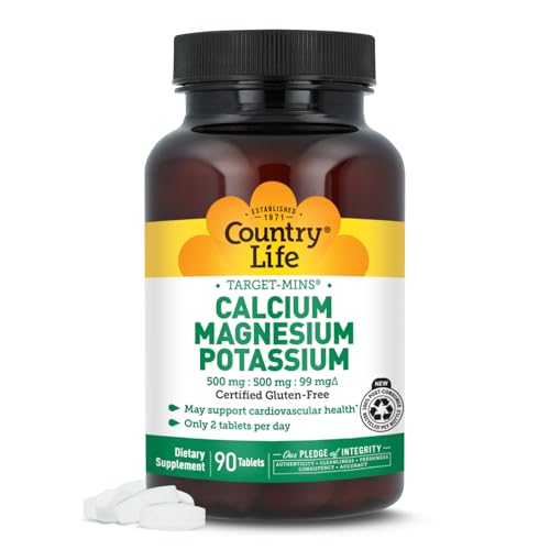 Country Life Calcium Magnesium Potassium 90 CT