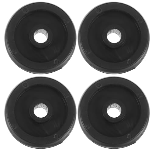 GATHINESS Rodillos de Fitness de Plástico PP Resistentes, Ruedas Giratorias de Polea Profesional para Bicicleta Estática y Cinta de Correr, Juego de 4 Unidades, Accesorio para Gimnasio