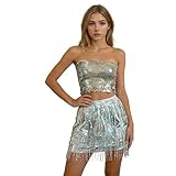 Brillez en toute confiance dans notre ensemble haut et jupe de danse du ventre à paillettes hautement extensibles, conçu pour maximiser les effets d'éclairage dynamiques pendant