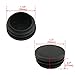 Uxcell a14010800ux0307 Plastic Tubing Tube Insert Caps Covers 30mm Dia Black (Pack of 10)