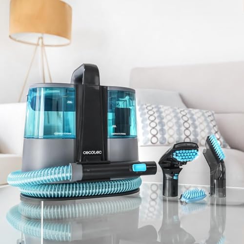 Miniatura 9 de Cecotec Limpiador Aspirador De Tapicerías - Alfombras Con Cable Conga 4000 Carpet Spot Clean. 400w Y 12kpa De Succión, 2 Depósitos - Agua Limpia Y Sucia-, Pulverizador De Agua, Radio De Acción 5m