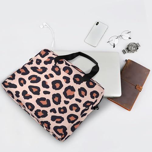 Funda maletín para portátil estampado leopardo 13-15.6" miniatura 7