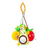🍊 【Peluche Ecológico】 Hecho de suave felpa, relleno de fibra de poliéster ecológica, el peluche suave es muy cómodo al tacto y el bebé puede jugar con confianza. Además, los juguetes para bebés de tamaño moderado también son fáciles de agarrar para el bebé y pueden ejercitar el agarre de la palma de la mano del bebé.