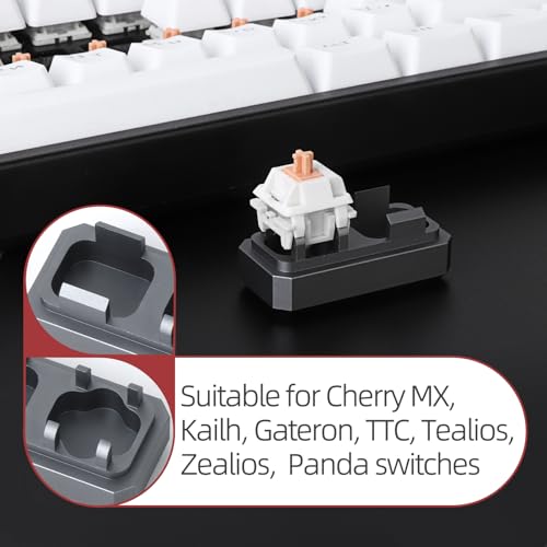 RUNJRX Schmiermittelset für Tastaturschalter JRX 205G0, Schalteröffner für MX Cherry Panda Kailh Gateron-Schalter, Schmierbürste für mechanische Tastaturschalter