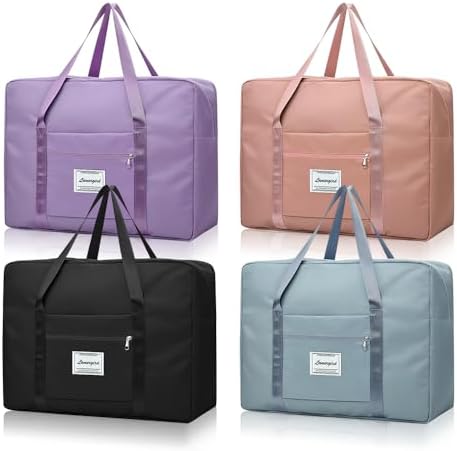 4pcs Foldable Travel Bag, Large Capacity Hand Luggage Bag Materni...