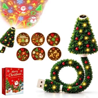 Christmas Tree Ceiling Projector, Plug and Play Christmas Projector