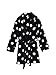 Victorias Secret PINK Limited cozy robe Black Polka Dots (x/s s)