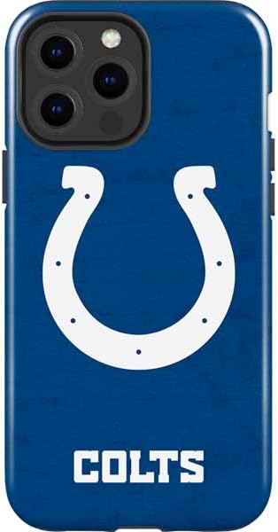 Skinit Impact Phone Case Compatible with iPhone 14 Pro Max - Officially Licensed NFL Indianapolis Colts Distressed Design
