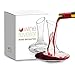 Wine Reveller Lead-Free Crystal Wine Decanter - Hand Blown Sturdy Glass Carafe - Pouring Wine Is Easy - Give To The Wine Lovers In Your Life For Any Occasion