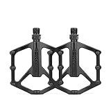 APLICACIÓN AMPLIA: los pedales de bicicleta solo pesan 310 g por 1 par, y se pueden usar para bicicletas de montaña, vehículos de carretera, bicicletas plegables, etc.