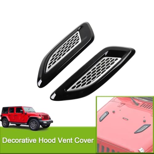 Grille d'évent de capot Dodge Durango 2011-2025 accessoire avant carbone - 3
