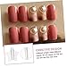 FOMIYES 4pcs Nail Art Embossed Molds Diy Manicure Tool Nail Art Decorations Mold for Professional Home Use