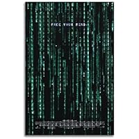 FDRPMHC Póster de la película The Matrix, lienzo decorativo para
