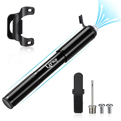 LERWAY Fahrradpumpe Mini, Fahrradpumpe Alle Ventile(Presta&Schrader) Luftpumpe Klein, 160PSI/11Bar Hochdruckluftpumpe, Tragbare leichte für Fahrräder Cover