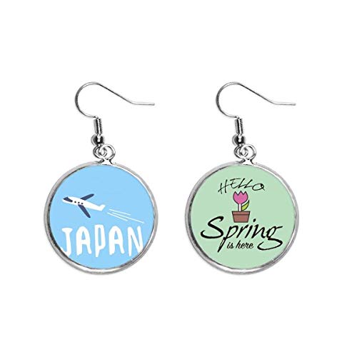 Joyas de viaje en avion japones ligeras con colgante decorativo primaveral