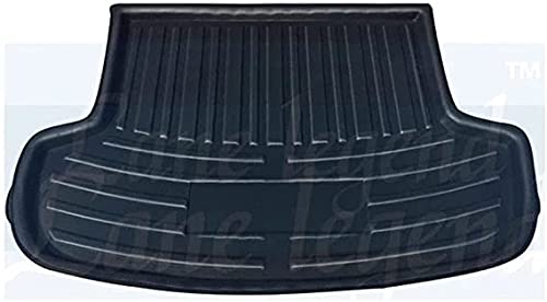 Tapis de sol de coffre imperméable Mitsubishi Outlander 2013-2017 caoutchouc robuste noir
