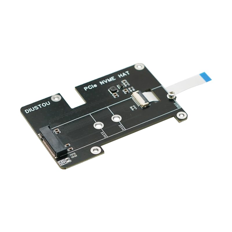 PCI-E NVME HAT para Raspberry Pi 5 placa de expansion para disco duro M.2 como unidad de arranque 4