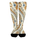 Trendy Socks art Sock madhubani Mens Crew Socks