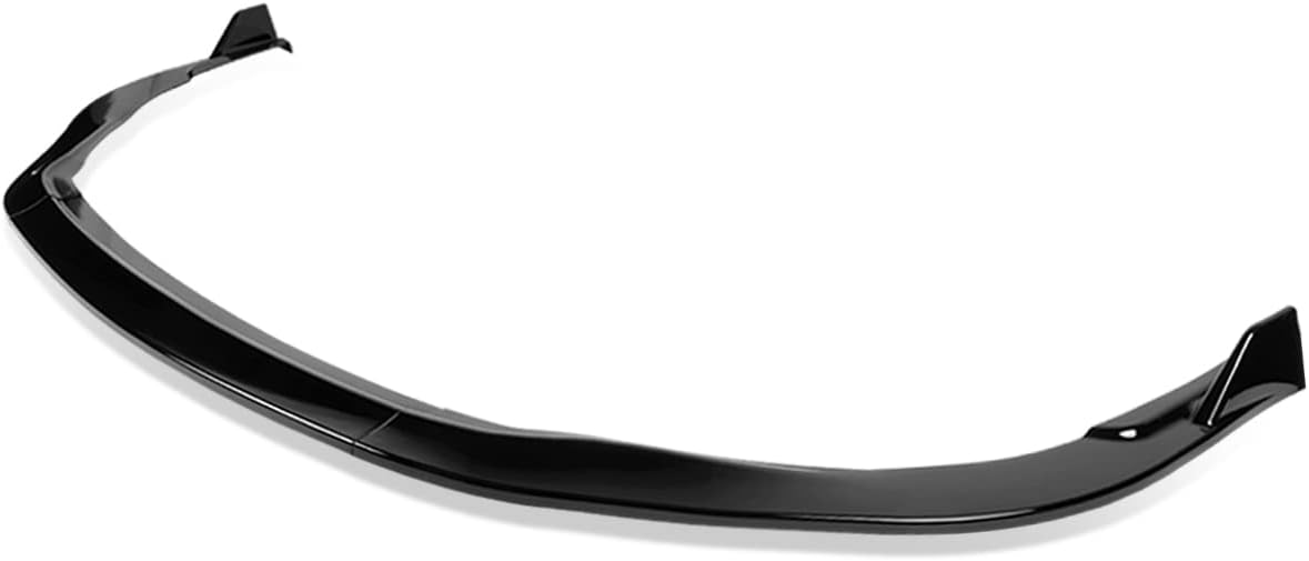 Auto Dynasty 3PCS Sport Style Paintable Car Front Bumper Lip Spoiler Splitter Body Kit Compatible with Lexus ES300H ES350 2016-2018, Glossy Black