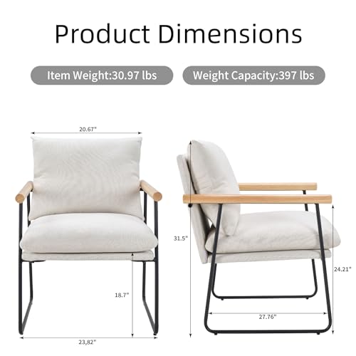 Sillón Plegable Pana Blanco miniatura 2