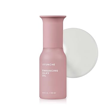 AYUNCHE Enhancing Silky Hair Oil 3.3 fl. oz. 100ml [For Dyed & Damaged Hair] | Deeply Nourish and Soften Hair without Stickiness | Nourishing Hair Oil | Korean Salon Brand