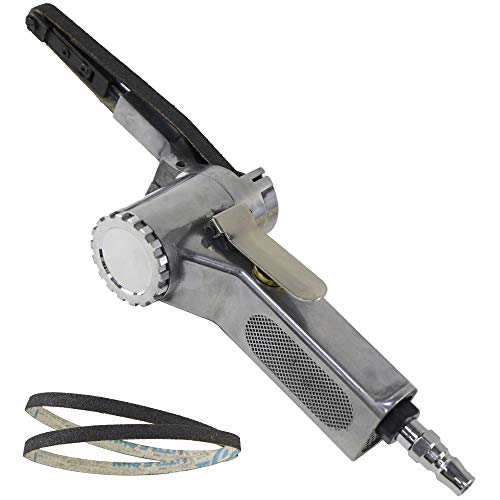 Sutekus 10mmベルトサンダー 金属加工や削り出し作業に 替えベルト3本付属...