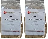 BONGIOVANNI FARINE E BONTA' NATURALI Chapelure sans gluten LowCarb Keto 250g (Lot de 2)
