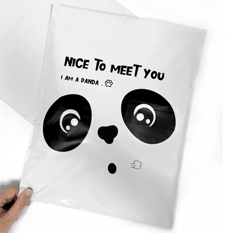 Sacchetti per Spedizioni in Plastica 50 pz/lotto Busta di Plastica Bianca del Corriere Animale Sveglio Stampato Borse di Spedizione Imballaggio Impermeabile Sacchetti Postali Sacchetti Regalo Aziendal