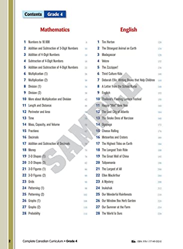Complete Canadian Curriculum 4 (Revised & Updated): A Grade 4 integrated workbook covering Math, English, Social Studies, and Science - Image 3