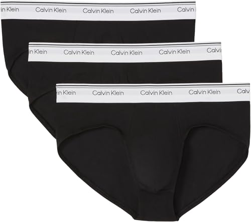 Calvin Klein HIP BRIEF 3PK Hip Brief Men's, BLACK (BLACK), M