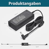 shefor 150W Netzteil Laptop ladekabel für ASUS TUF Gaming Rog ADP-150CH B Strix G531GT G531GD G731GT FX505 FX505D FX505GT FX505DT FX705DD FX705DT FX705DU 20V 7,5A Notebook Ladegerät Adapter 6,0 3,7 – Ansicht 5