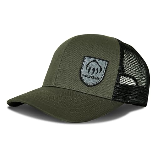 Image of Wolverine Trucker Hat | Mesh Back | Snapback | Adjustable | Rugged | Durable | Workwear