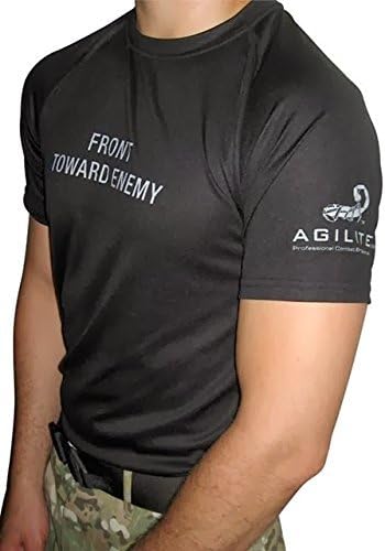 Men's Front Toward Enemy Dry Fit T-Shirt Medium Black