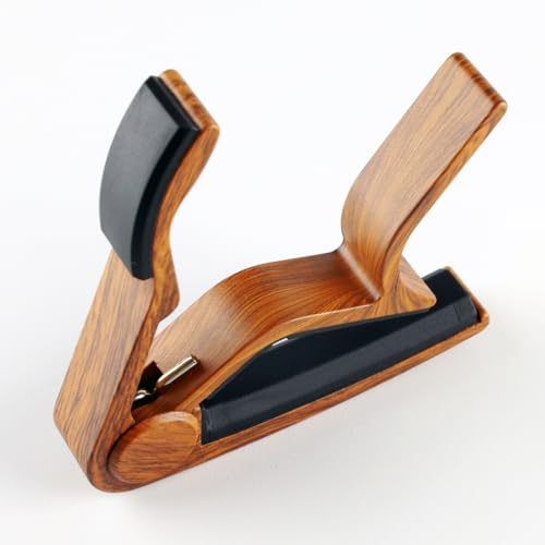 Capo Guitar Capo for Acoustic Guitar Electric Guitar Ukulele Capo 2 Pack Guitar Capo, Black+Rosewood - Image 3